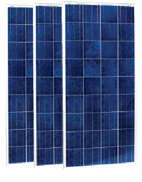 Poly crystalline silicon solar module 150 W